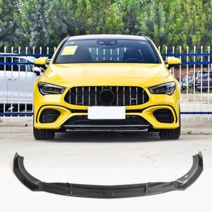 Mercedes Benz CLA45 AMG Sedan 4-Door 2020+ Front Bumper Lip Carbon Fiber