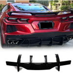 Chevrolet Corvette C8 Stingray 2020-2023 Rear Bumper Diffuser Lip Carbon Fiber/FRP