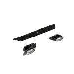 BMW X6 G06 23-24 Rear Bumper Diffuser with Tail Pipe Tips Glossy Black ABS