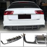 Audi S6 A6 Sline C7 Wagon 2015-2018 Rear Bumper Diffuser Carbon Fiber