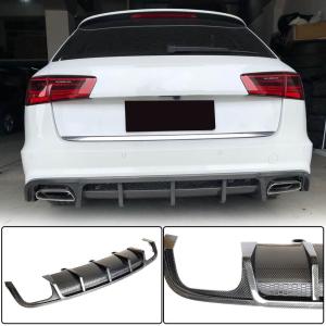 Audi S6 A6 Sline C7 Wagon 2015-2018 Rear Bumper Diffuser Carbon Fiber