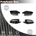 Dry Carbon Fiber Mirror Cover Compatible with BMW 3 4 Series G80 M3 G82 G83 M4 2021-2022 2D 4D Replacement Style Rearview Mirror Caps Factory Outlet LHD
