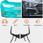 Audi S7 A7 Sline C8 Sportback 2019-2021 Front Bumper Splitters Carbon Fiber