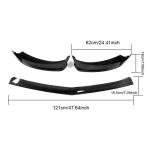 Mercedes Benz C217 S400 S500 S550 Sport Coupe Pre-facelift 2014-2017 Front Bumper Lip Carbon Fiber/FRP