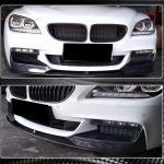 BMW 6 Series F06 F12 F13 640i 650i M Sport 2013-2018 Front Bumper Lip Carbon Fiber