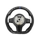 For BMW Universal M5 M6 F10 F20 F22 F30 F32 F36 F06 F07 E70 Custom F8x M2 M3 M4 Carbon Fiber Car Steering Wheel Full Set(Paddles+Buttons+Carbon fiberTrim Cover+Flat Bottom)