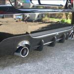 BMW 3 Series E92 E93 M Sport 2007-2012 Rear Bumper Diffuser Carbon Fiber