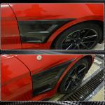 Ford Mustang V6 V8 GT 2015-2020 Side Fender Vents Carbon Fiber