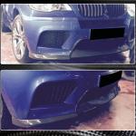 BMW X6M E71 2009-2014 Front Bumper Lip Carbon Fiber