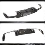 Mercedes Benz W204 C204 C63 AMG Facelift 2012-2014 Rear Bumper Diffuser Carbon Fiber