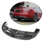 Tesla Model S 2012-2015 Rear Bumper Diffuser Carbon Fiber