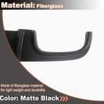 Matte Black Rear Diffuser Fits for Mercedes-Benz E-Class W211 E55 AMG Sedan 2002-2006 Fiberglass Rear Lower Bumper Lip Spoiler Body Kit Factory Outlet