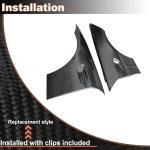Carbon Fiber Side Fender Vent for BMW E90 325i 328i 330i Base Sedan 4-Door 2005-2013 Front Air Intake Scoop Cover Trim Factory Outlet 1Pair