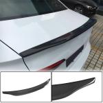 Audi A4 Sline S4 B9 B9.5 Sedan 2017-2023 Rear Trunk Spoiler Carbon Fiber