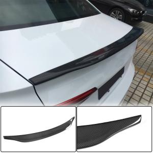 Audi A4 Sline S4 B9 B9.5 Sedan 2017-2023 Rear Trunk Spoiler Carbon Fiber
