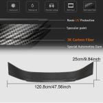 Audi A7 Quattro S7 C8 RS7 Sportback 2019UP Rear Trunk Spoiler Carbon Fiber