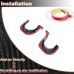 Carbon Fiber Exhaust Muffler Tail Pipe Upper Trim Cover Fits for Toyota Supra GR A90 A91 MK5 2019-2024 Tail Throat Upper Trim Cover Accessories