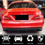 Mercedes Benz CLA Class (W117) C117 Sport CLA45 AMG Facelift 2017-2019 Rear Bumper Diffuser Carbon Fiber