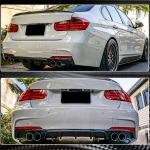 BMW 3 Series F30 M Sport 2012-2018 Rear Bumper Diffuser Carbon Fiber/FRP