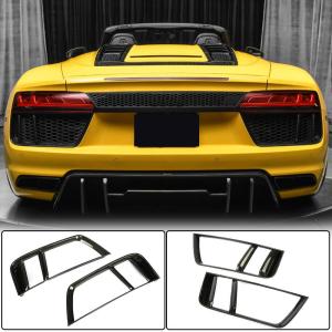 Audi R8 V10 Gen 2 4S 2016-2019 Rear Air Intake Fender Vents Dry Carbon Fiber