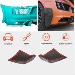 Audi R8 V10 Gen 2 4S 2016-2019 Rear Bumper Splitters Carbon Fiber