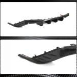 Volkswagen VW Golf 8 MK8 R 2021+ Rear Bumper Diffuser Dry Carbon Fiber