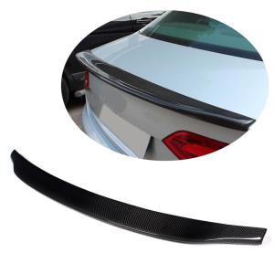 Audi A4 B8 Base Sedan Pre-facelift 2009-2012 Rear Trunk Spoiler Carbon Fiber