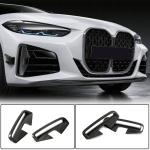 BMW 4 Series G22 G23 420i 430i M Sport M440i Front Bumper Splitters Dry Carbon Fiber