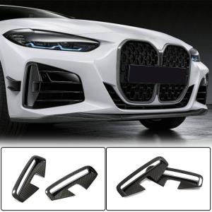 BMW 4 Series G22 G23 420i 430i M Sport M440i Front Bumper Splitters Dry Carbon Fiber