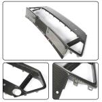Dry Carbon Fiber Front Bumper Center Trim Compatible with BMW X5M F95 2023-2024 Replacement Front Bumper Lower Grille Grill Frame Fog Air Vent Cover Trim