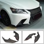 Lexus GS GS350 F Sport 2013-2015 Front Bumper Splitters Carbon Fiber