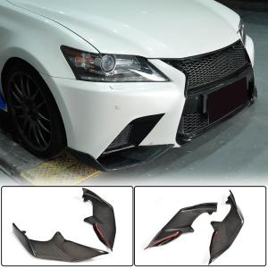 Lexus GS GS350 F Sport 2013-2015 Front Bumper Splitters Carbon Fiber