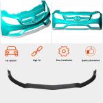 Mercedes Benz (W205) C205 A205 C63 S AMG Pre-facelift 2015-2019 Front Bumper Lip Carbon Fiber