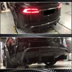 Tesla Model X 2016-2020 Rear Bumper Diffuser Carbon Fiber