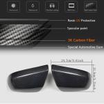 Cadillac ATS Sedan 2013-2019 Mirror Covers Carbon Fiber