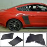 Ford Mustang V6 V8 GT 2015-2017 Rear Side Air Fender Covers Carbon Fiber