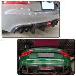 Carbon Fiber Rear Diffuser for Audi A7 Standard 2012-2015 Pre-Facelift Customized Rear Lower Bumper Lip Spoiler Body Kit