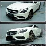 Mercedes Benz (W218) C218 CLS63 AMG S 2015-2018 Front Bumper Lip Carbon Fiber/FRP