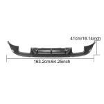 Volkswagen VW Golf 7.5 MK7.5 Base/GTI 2018-2020 Rear Bumper Diffuser Carbon Fiber