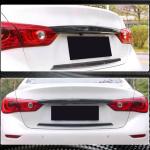Infiniti Q50 Q50S 2014-2017 Rear Trunk Plate Overlay Cover Carbon Fiber