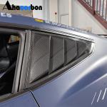 Ford Mustang S650 2024 2025 Rear Triangular Window Scoop Louver Fender Vents Dry Carbon Fiber