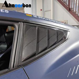 Ford Mustang S650 2024 2025 Rear Triangular Window Scoop Louver Fender Vents Dry Carbon Fiber