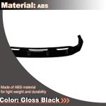 Gloss Black Front Lip for Audi Q8 SQ8 Sline Sport Utility 4-Door 2019-2023 | ABS Plastic Front Chin Spoiler Splitter Protector Auto Parts Anti-Collision Protection