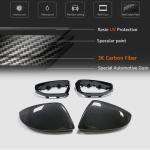 2019–2023 Audi A6 / S6 / RS6, A7 / S7 / RS7 & A8 / S8 Dry Carbon Fiber Replacement Mirror Covers