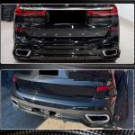 BMW X7 G07 M Sport M50i Rear Bumper Diffuser Carbon Fiber