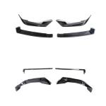 BMW X5 G05 LCI M Sport 2023-2025 Front Bumper Lip Glossy Black ABS