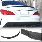 Mercedes Benz (W117) C117 2013-2019 Rear Trunk Spoiler Carbon Fiber