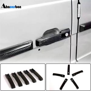 Automobile Door Handles Covers for Mercedes Benz G Class W463 2004-2018 Dry Carbon Fiber