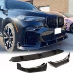 BMW X7 G07 xDrive40i/50i M Sport M50i Sport Utility 2019-2022 Front Bumper Lip Carbon Fiber