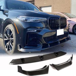 BMW X7 G07 xDrive40i/50i M Sport M50i Sport Utility 2019-2022 Front Bumper Lip Carbon Fiber